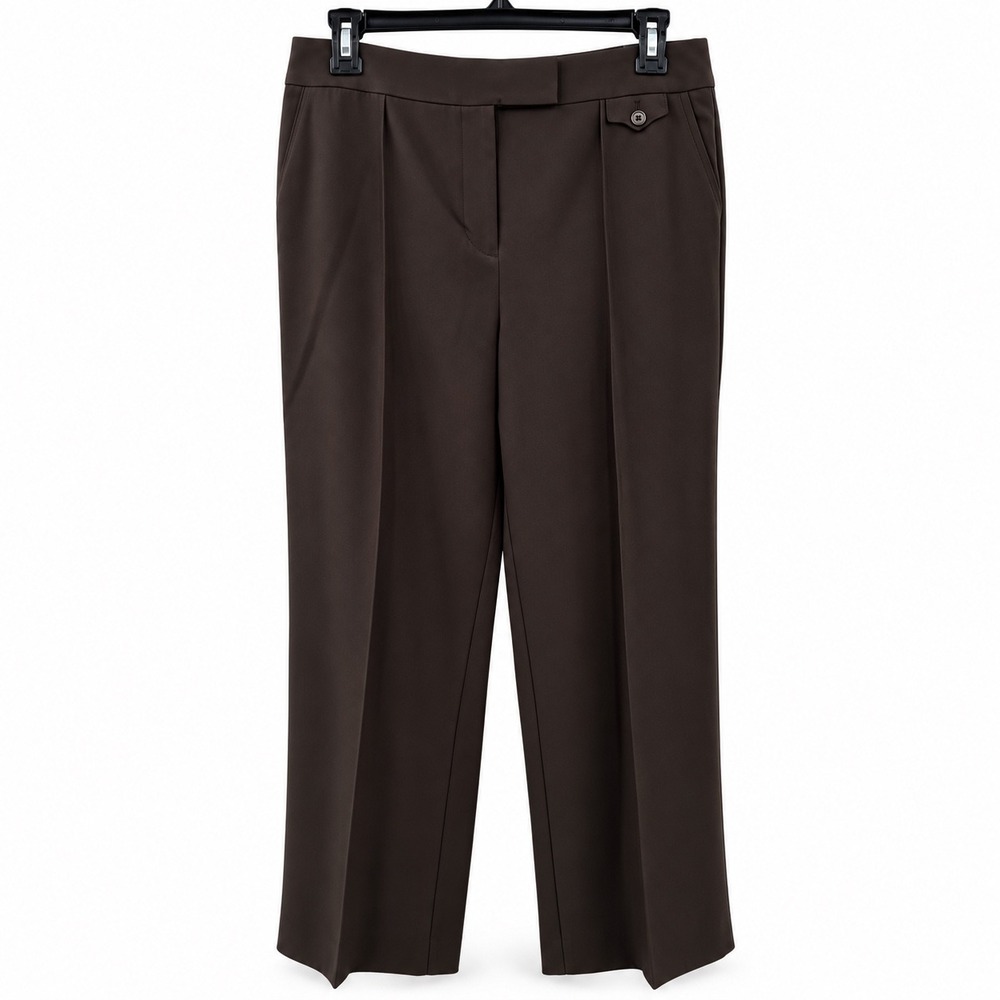 Liz Claiborne Women's Brown Dress Pants Career Business Trousers Size 8 - Picture 2 of 7